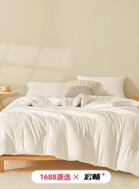 A类母婴原春棉1%YW-10174大豆纤维被冬季加厚被5子秋单人双人可机