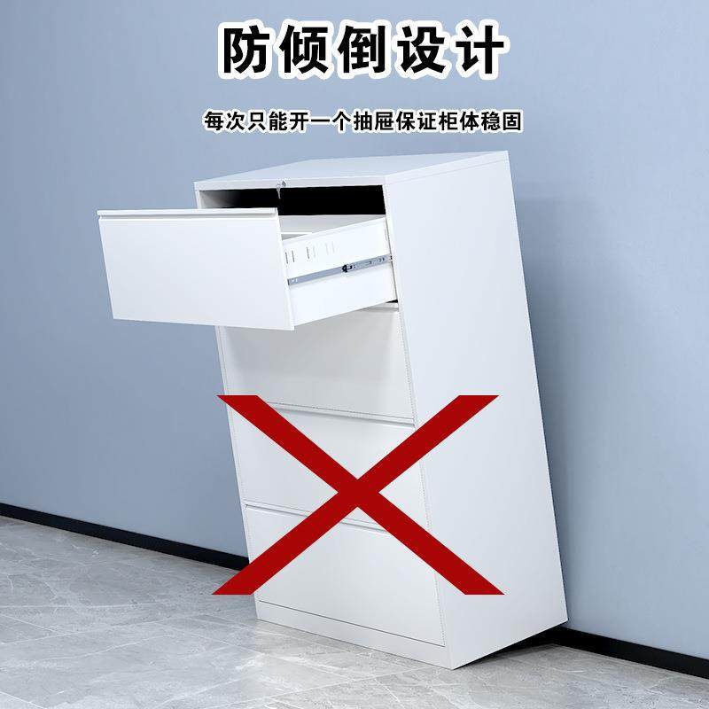 宽卡箱箱钢制加厚卡箱档D4/D3/D2件案资料挂劳柜二三四斗卡文矮柜