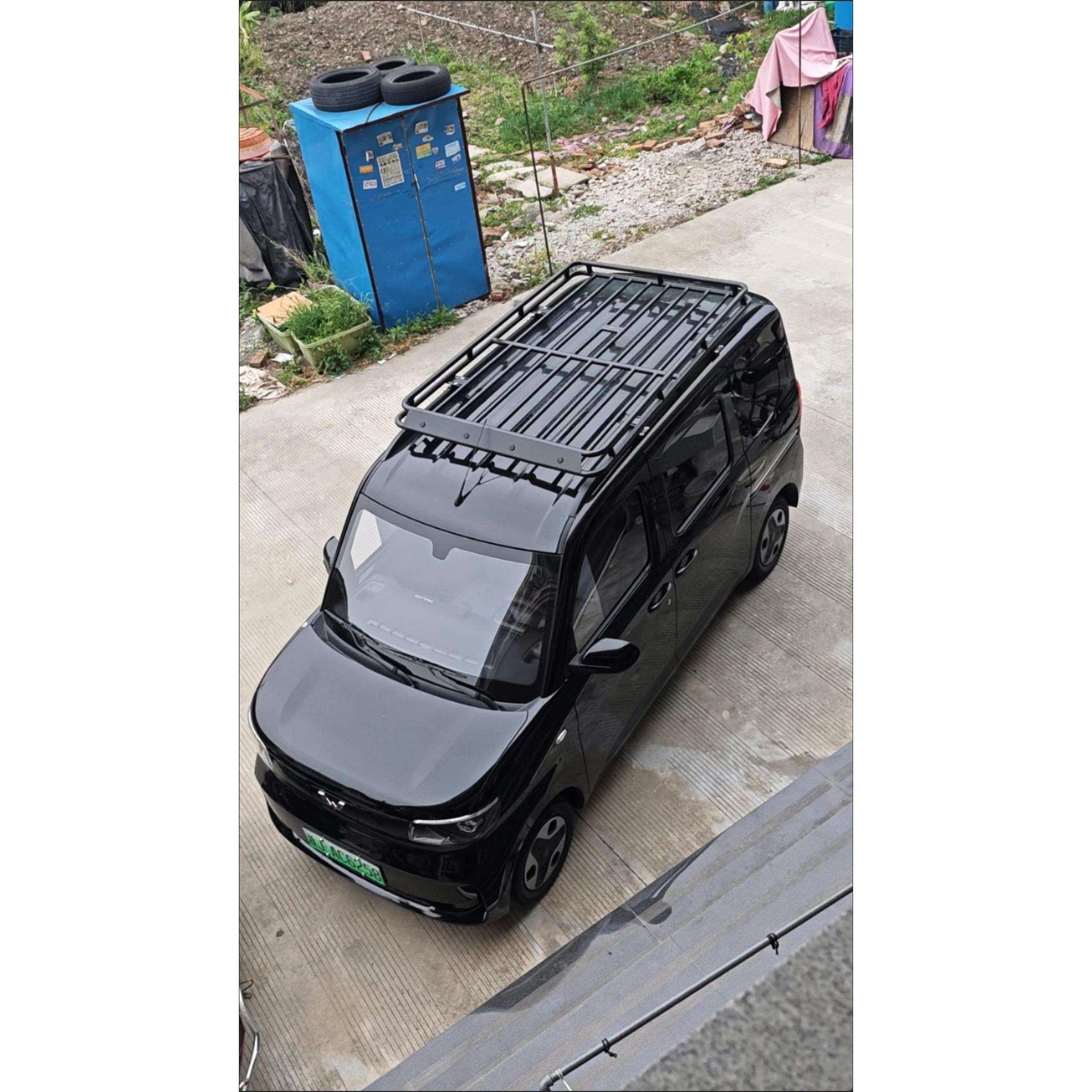 五菱之光EV车顶行李架五菱之光EV车顶行李框后爬梯货架