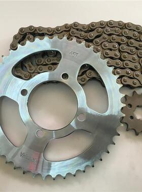 摩YBR125托车牙配5件天剑天戟Y链BR125天琪YB12Z套链盘条45-14大