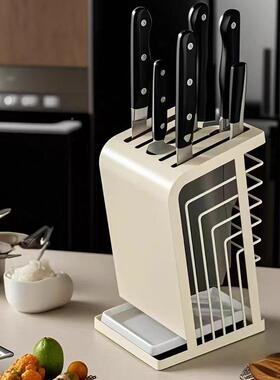 304不锈AL100873菜钢刀架房置架物架刀具收纳架插刀2025新款厨刀