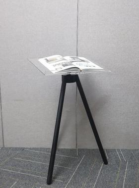 现代简三约创架意杂志画册1178展示架落地角书籍展示托架酒软店装