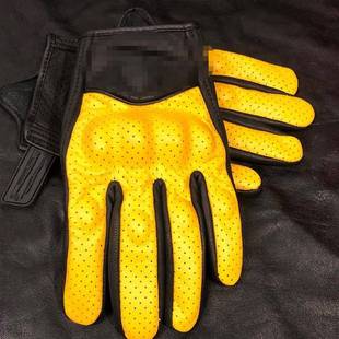 行骑行皮手套防摩托车手套自户外车骑骑行手套滑耐磨12-25越野行