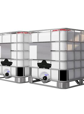 加厚1010L大口径吨XWA桶污水桶塑料桶白色全新B料吨集装桶I0C柴油