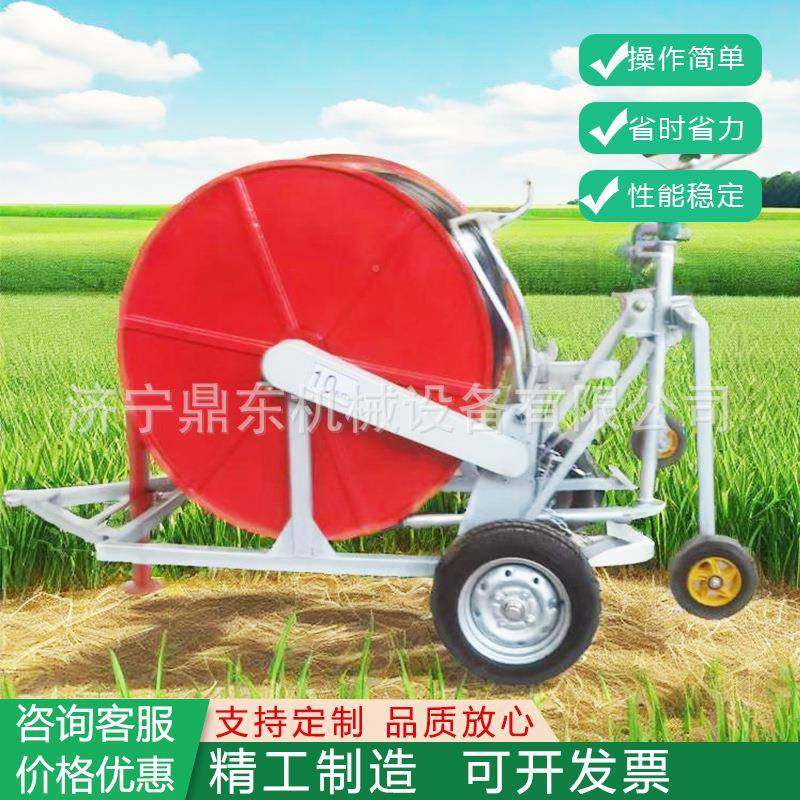 盘式绞桁架喷灌机喷农用BLT全自动卷管卷式移动节能喷灌设备盘灌
