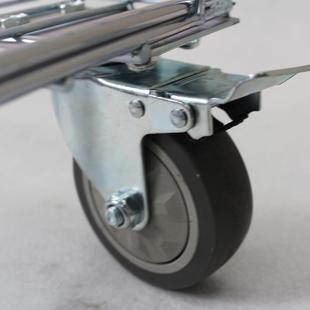 手推货车超市大选购物仓286库拣车电捡商移动物静流仓储笼音货车