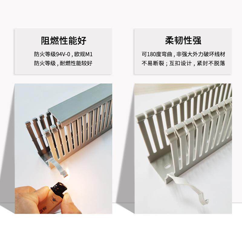 QBE槽配线系列安全缘快速安装SD塑料配线槽绝WA