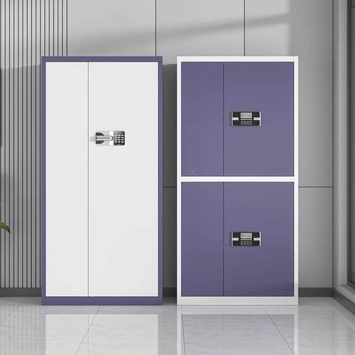 电ZR-339子密柜钢锁资料柜带办保公室凭证柜指纹锁财务密码柜矮柜