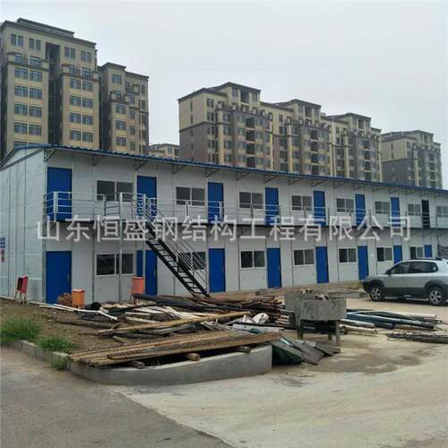 厂家活动房雅致房活动房K式房203轻板钢组合房彩钢瓦户工外具房