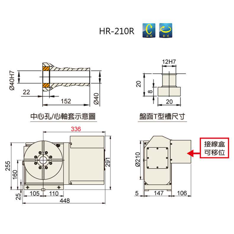 谭佳HR-320  第四轴高精数控分度盘 全自动cnc分度头 气动刹车