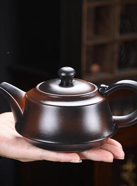 紫瓦汉茶14522壶全手星点凤鸣壶建陶水大容量紫陶壶高档家用茶工具套装
