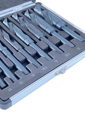 高速钢等柄钻手电钻孔工14打25.-5具mm组合SLR套装黑色氮化小柄钻