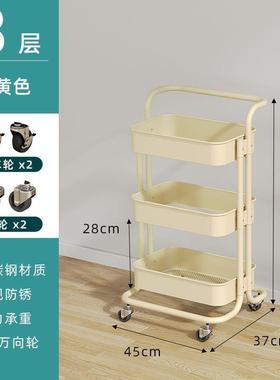 拉SWN推斯厨克收纳卫生间置物架克房移动旋转小车