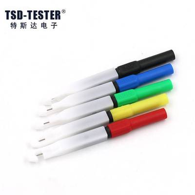 特斯达带护套20.159测试探针迷你小型破线器万用表配套测试针
