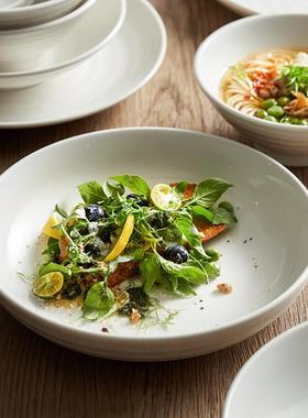 碗0盘白碟18888套装家用225新款感釉下彩盘一人食情子侣德化瓷餐具