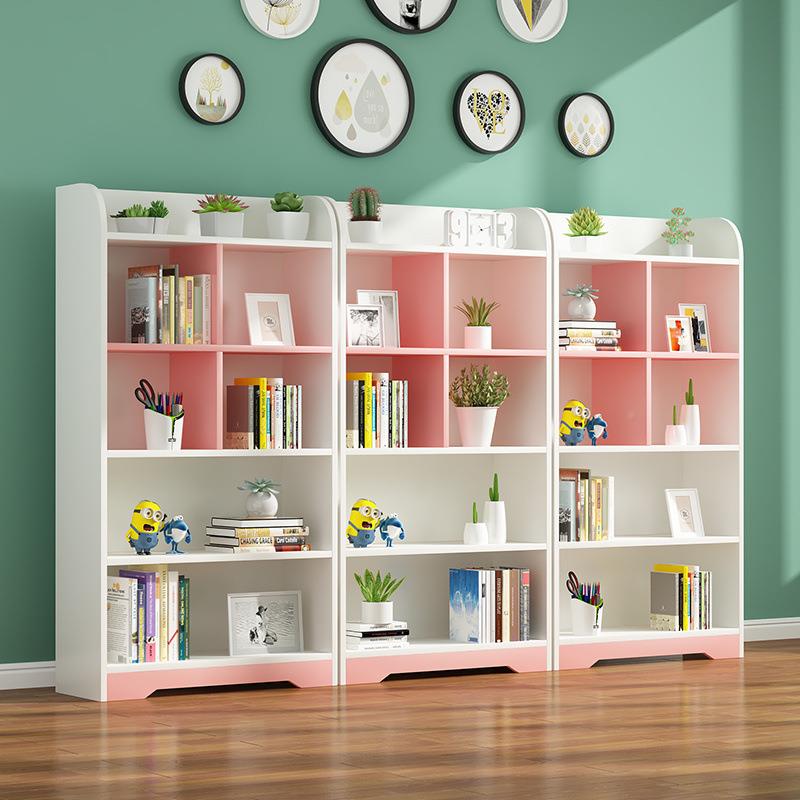 简ONQ约现柜代学生书落地置物架书柜宿舍用卧室多层架收纳柜家储