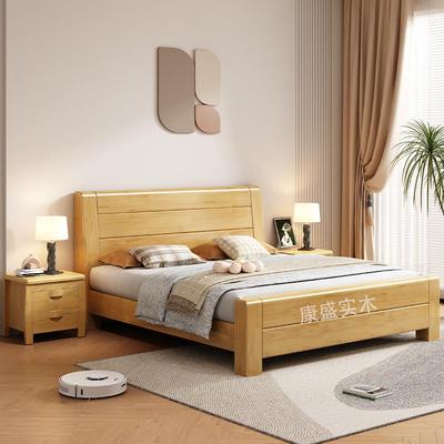 ?新式榫实木床卯济中国龙床1.8米大床1中.5M双人床经型简约现代家