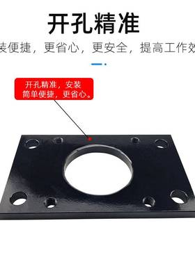 SMC型CS2气缸附件CS1BN法兰板FA125-140-160-180-200前盖底座配件