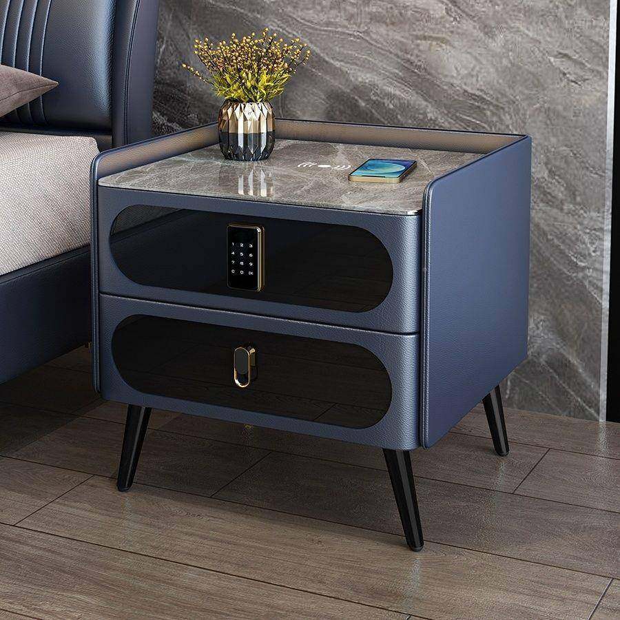 线智能轻奢岩板床头柜多能TY现代功简约带无锁充电皮质网红收纳柜,玩具/童车/益智/积木/模型,其它,淘宝优惠券,粉丝福利购,淘宝优惠卷