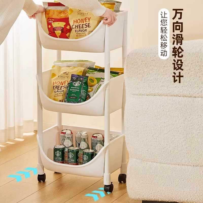 6L宿舍推车可Fhhxgmrm移动物书架多置架儿童玩具收A纳架层家用落
