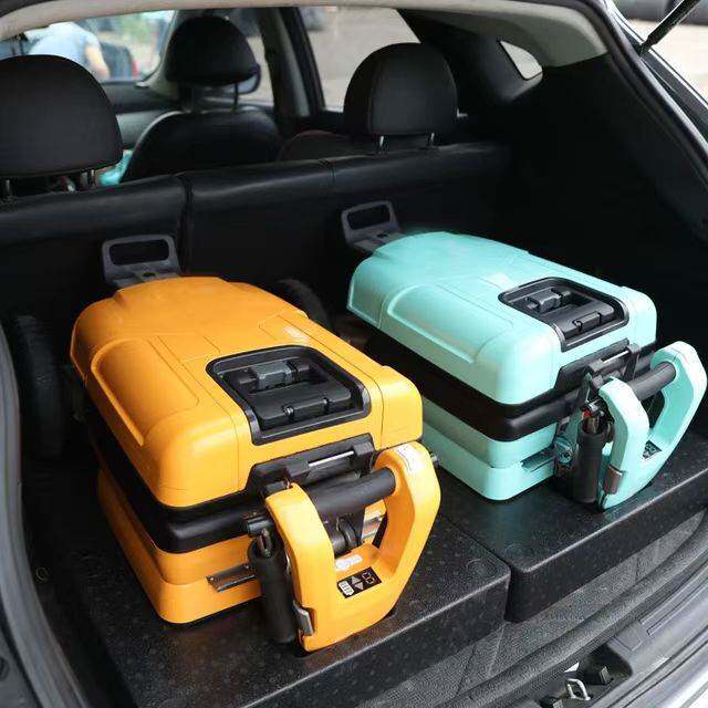 旅行电动折叠三轮车超轻便乘飞机老年轮椅代步车工厂一件轻便折叠