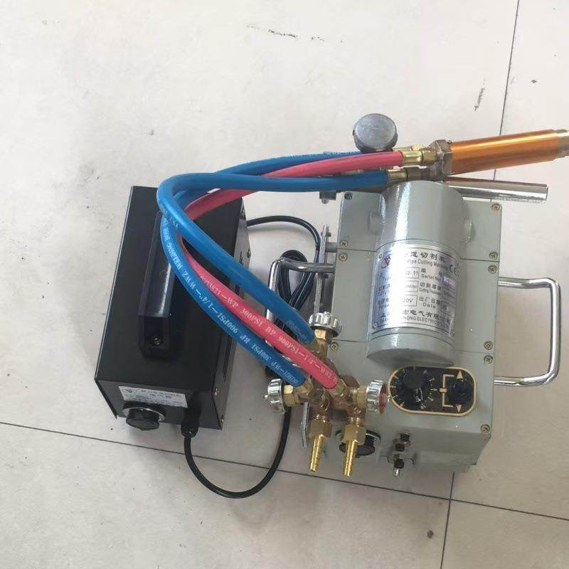 磁力管道切机CG2-1割1切管机159坡手气摇链条式割机等离子口