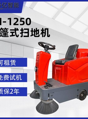 LN-1250敞篷式扫地机车间清扫扫地车物业景X区垃圾清扫车