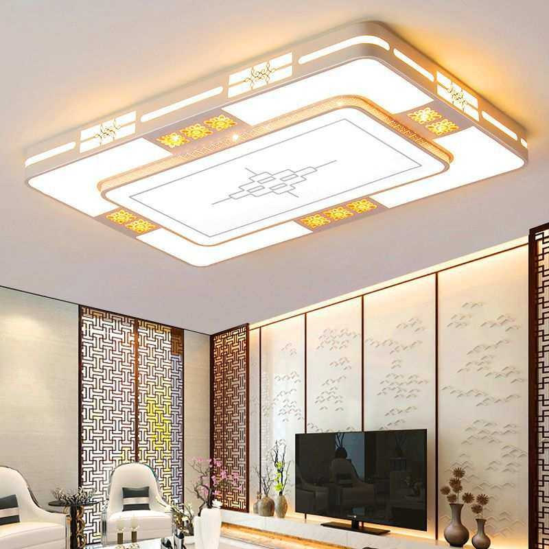 吸顶灯2025年新款长方形LED简约大气家用卧室灯客厅灯具大全直销