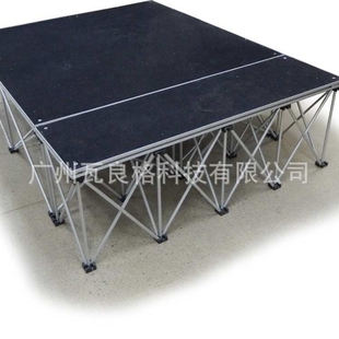 厂家供应演出简易舞台riser stage支架可收缩防滑建筑面拉网舞台