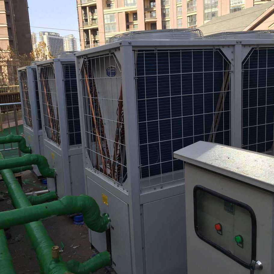 山西空气能商用空气源热泵采暖集中太阳能中央热水系统煤改电专用