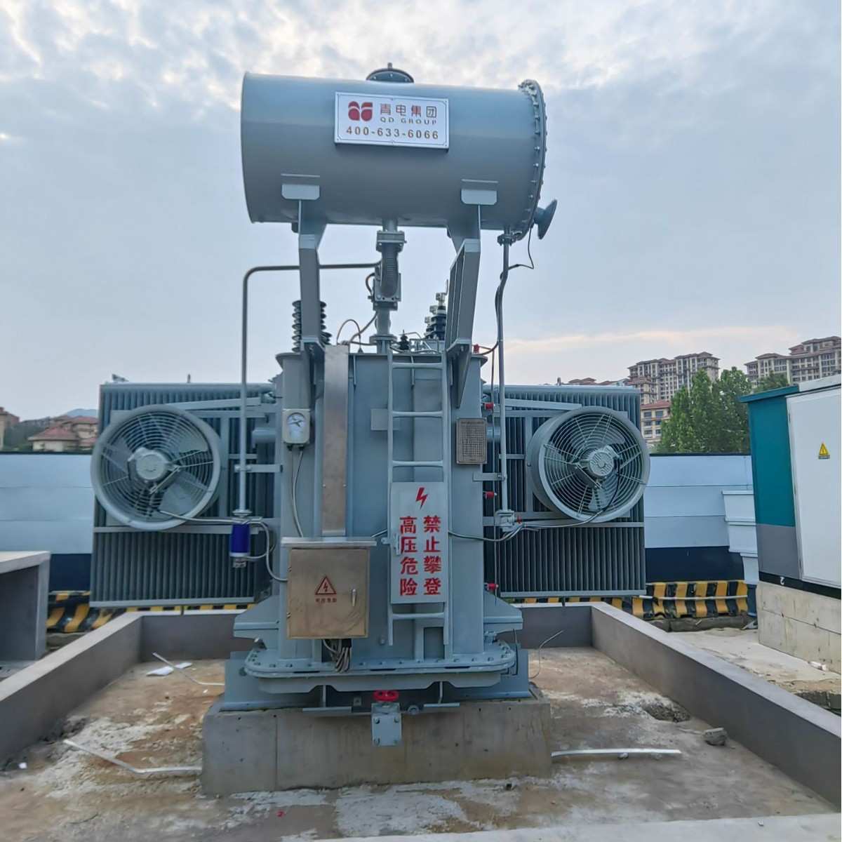 青电变压器厂  SZ20- 6300 25000 63000KVA/110kv油浸式主变压器