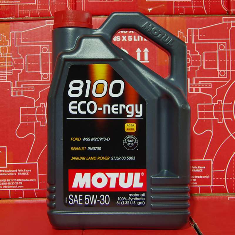 摩特 8100 ECO-NERGY 5W-30 5升 A5B5 SL级 进口酯类全合成机油