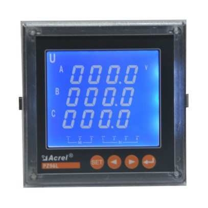 供应Acrel PZ80L-E3/C 三相三相输入AC100V多功能电能表76*76mm