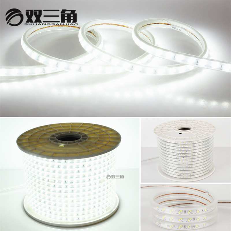 中性光3030防水2835高压220柔性软led灯带户外灯条高亮度