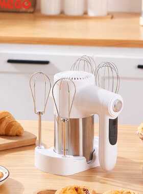 DCC610无线充电便携电动打蛋器家用搅拌机自动打蛋机烘焙黑白