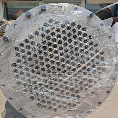 钛材列管式冷凝器工业化工制药10--100平方钛材列管冷凝器