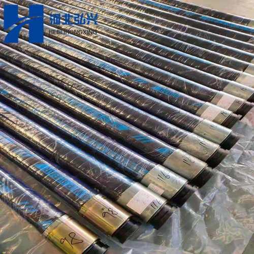 五新湿喷机钢丝加强软管DN80*4.5米耐磨胶管加护簧喷浆管