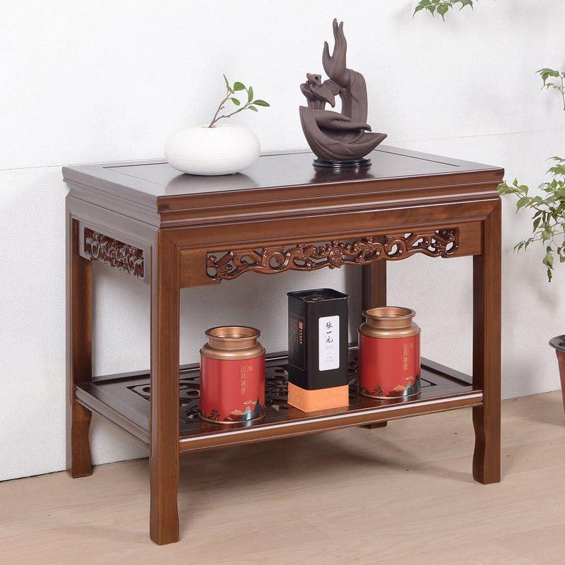 沙发边几角几柜实木小茶几简约小方桌多功能抽屉款客厅喝茶台