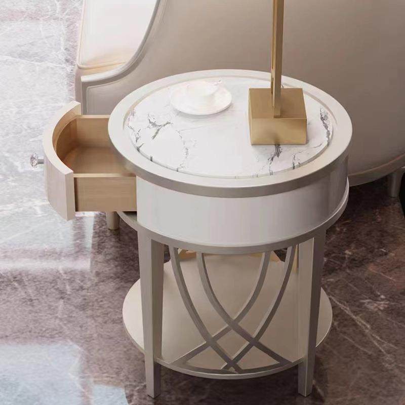 美式简约圆几整装轻奢客厅边几家用岩板现代茶几实木沙发收纳角几,鲜花速递/花卉仿真/绿植园艺,割草机/草坪机,淘宝优惠券,粉丝福利购,淘宝优惠卷