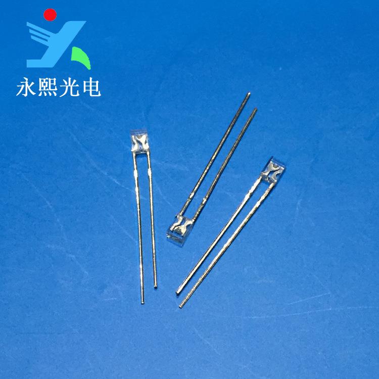 2*3*4方形长脚LED直插白色发光二极管灯珠 234高亮白灯光