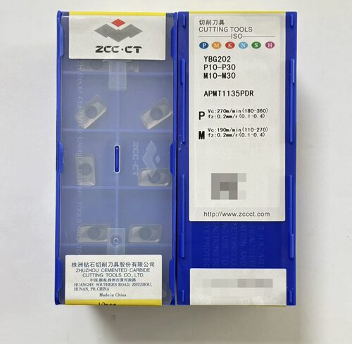 ZCC·CT株洲钻石APMT1135铣刀1604系列YBG202钢件YBG205不锈钢