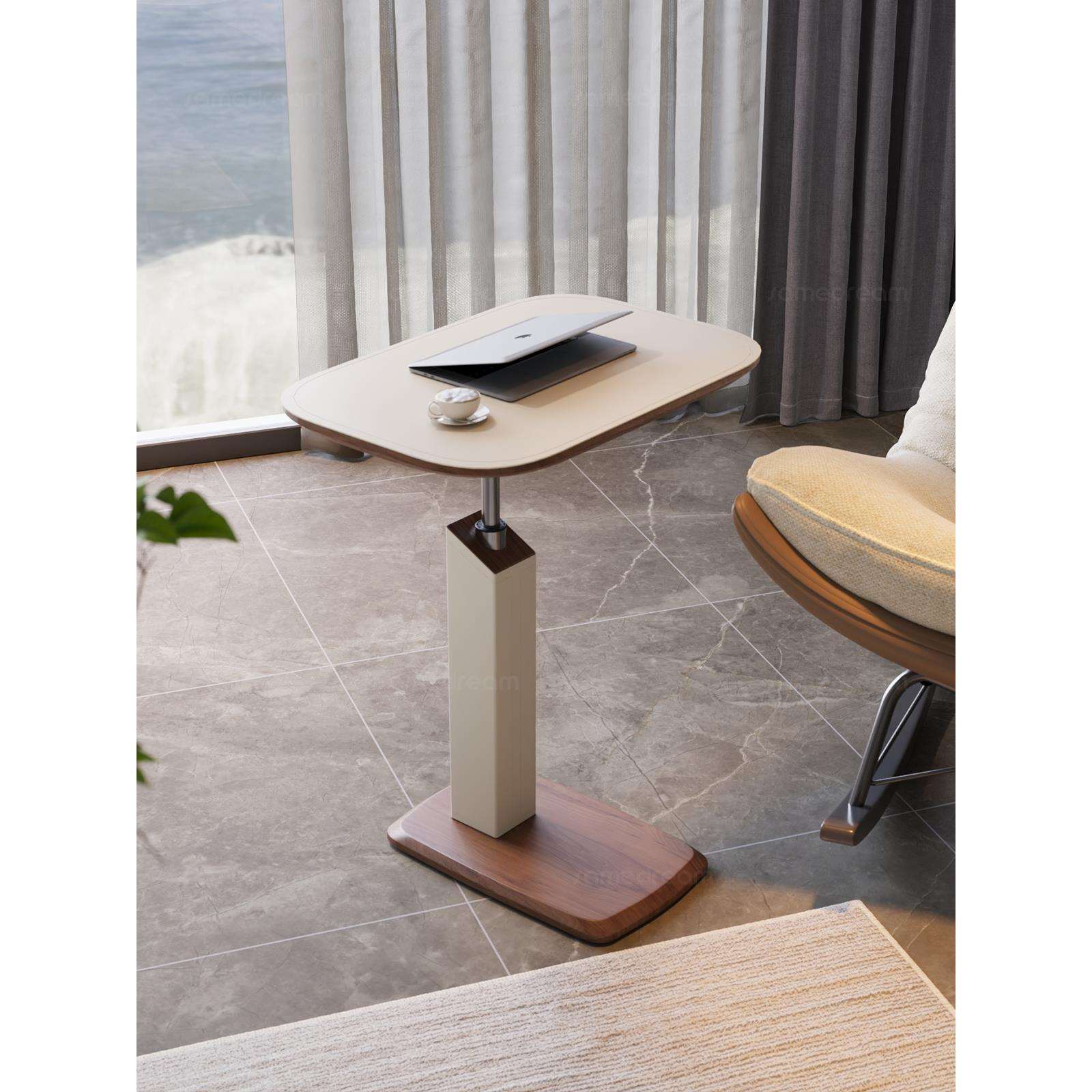 可移动升降旋转阳台茶几客厅侧边沙发边几小桌子卧室床头柜置物架