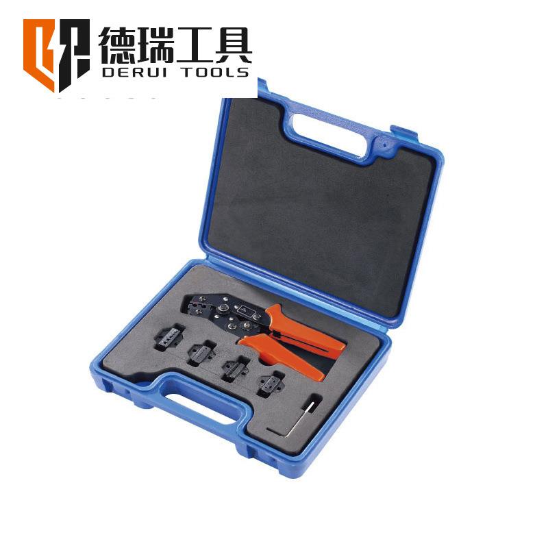 德瑞工具SN0725-5D1塑料壳压线钳组合工具 端子压接工具套装