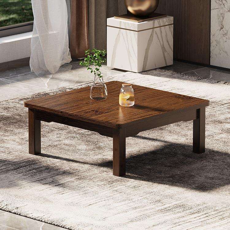 炕桌方桌正方形饭桌飘窗榻榻米小桌子实木家用床上桌楠竹茶几Tω