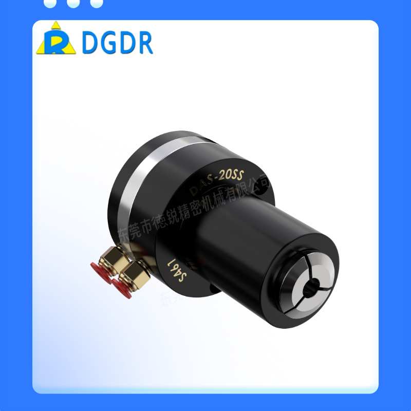 手指气动卡盘DAS-15SS机械手送料自动化装配迷你油压固定式夹头