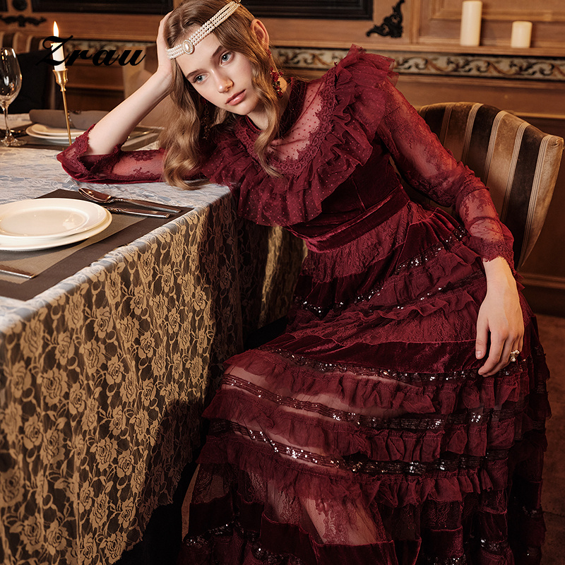 秋冬新款精致连衣裙女装