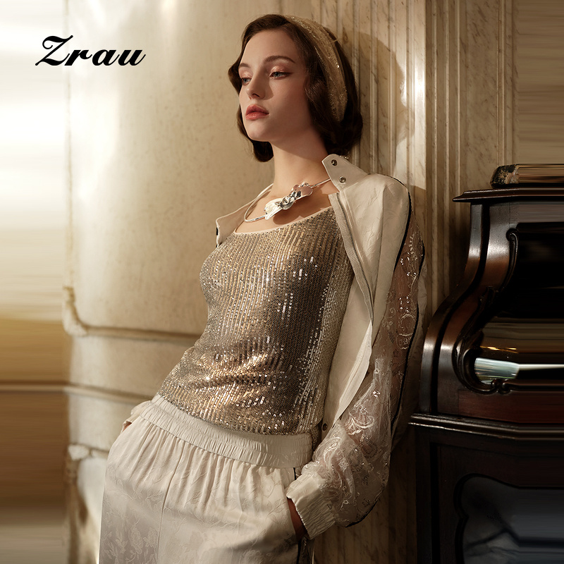 秋季新款百搭精致样衣小吊带