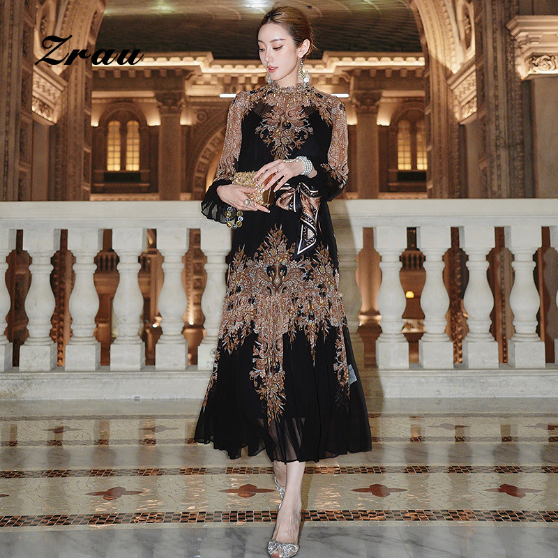 赫本风秋季新款洋气连衣裙