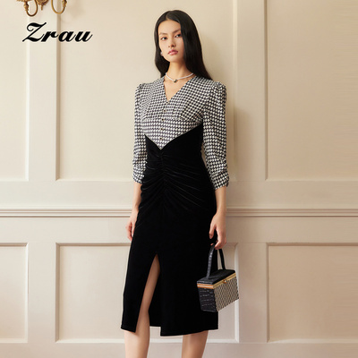 秋季时尚修身显瘦中长裙