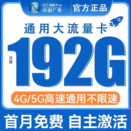 广电流量卡纯流量上网卡全国通用4g5g
